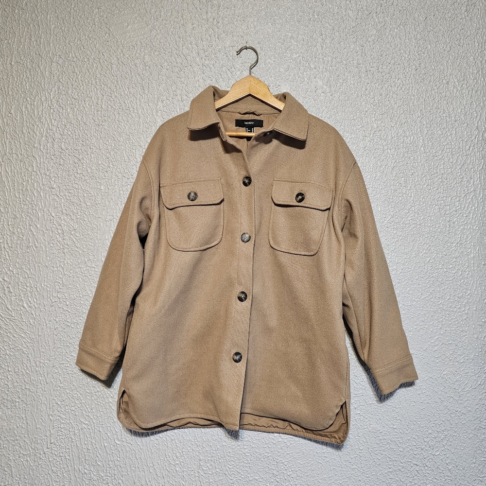 Forever 21 Jacket Size Medium Beige Barn Coat